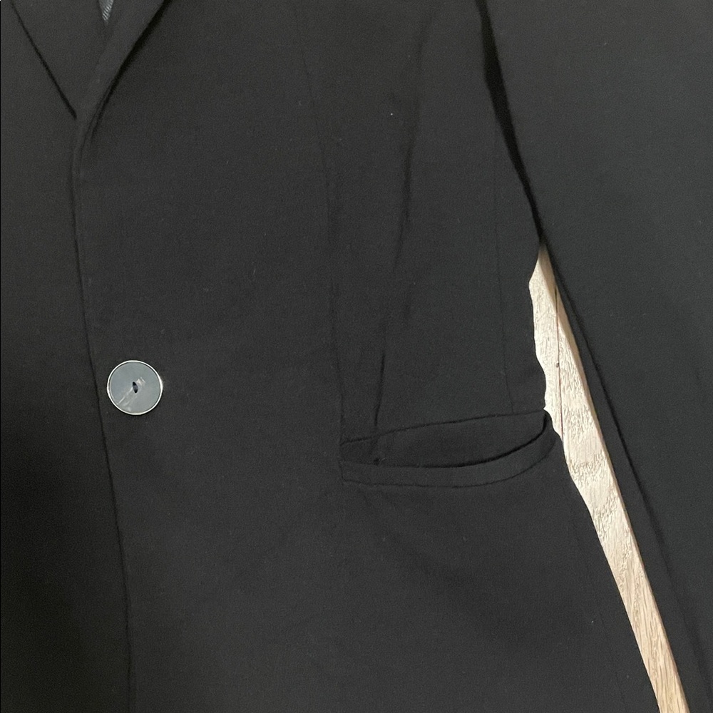 Zara Basic Black Tailored Jacket - image 4